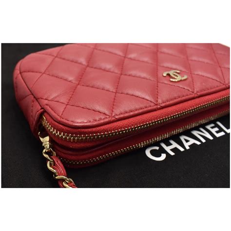 chanel zip wallets|chanel wallet on chain real.